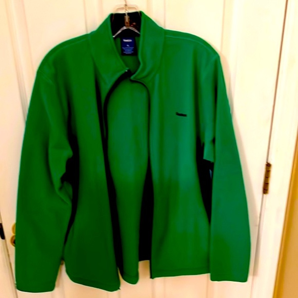 Reebok Kelly green zip fleece jacket in XL. Slightly worn